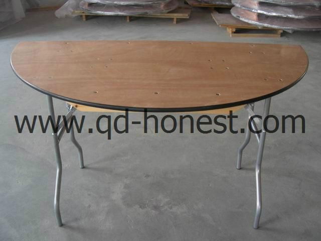 wood folding table 2
