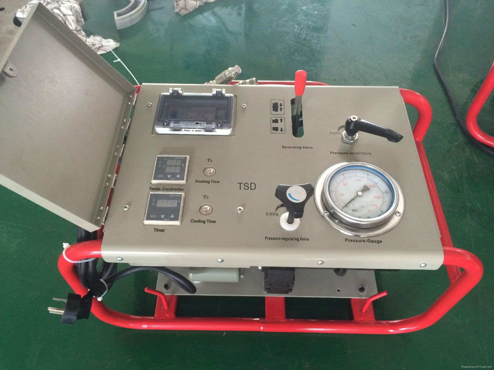 TSD250D plastic pipe hydraulic butt fusion pipe welding machine 4