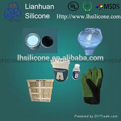 Printing silicone rubber