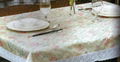 Senior gold embossed silver printing tablecloth 4