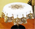 GOLDEN PVC TABLECLOTH