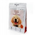 Custom Gravure Printing Stand Up Pet Food Grade Package With Window Resealable 