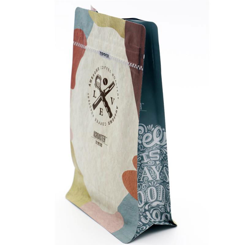Custom Printed Foil Stand Up Pouch With Zipper For Food 3