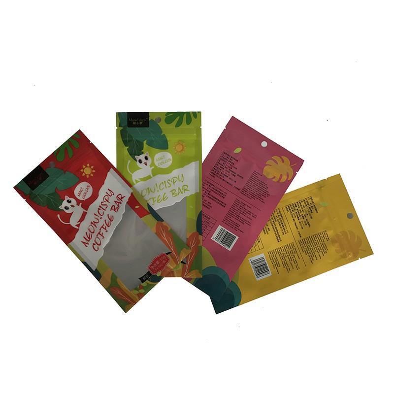 Custom Made Flexible Packaging Flat Bottom 100gr 100g 150 G 250g 500g 1kg Coffee 4