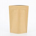 kraft paper bag stand up pouches 1