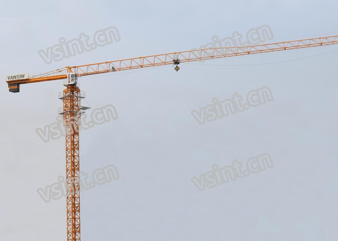 Topless tower crane 10t QTZ160 TC6516 with L46A1 mast section