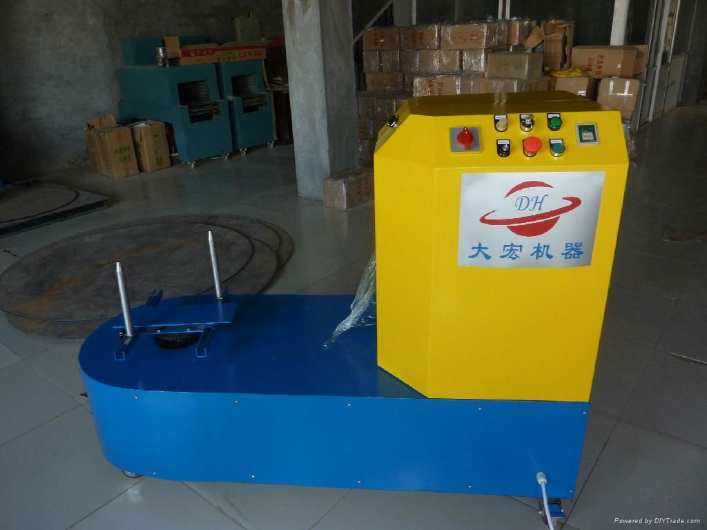 Airport l   age wrapping machine