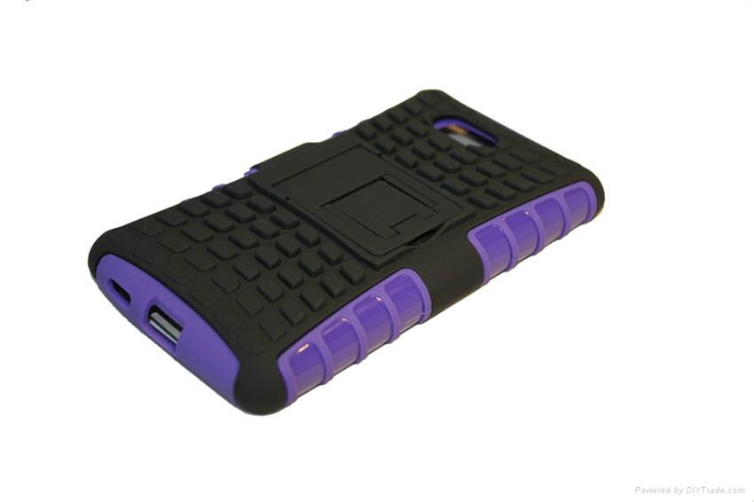 mobile phone case for nokia lumia 820,hybrid pctpu case for nokia 820 combo case 3