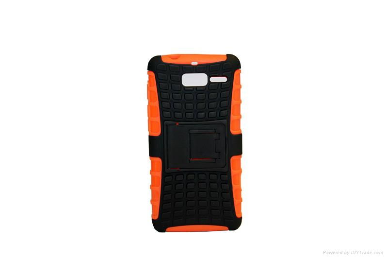 mobile phone case for motorola xt907,combo case for Motorola droid razr M xt907  5