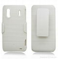 mobile phone case combo case for htc evo design 4g with holster 4