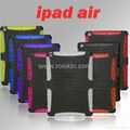 combo case for ipad 5 ,stand case for ipad air,tpu +pc case 1