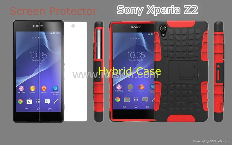 Wholesale Case for Sony Xperia Z2,Screen Protector for Sony Xperia Z2