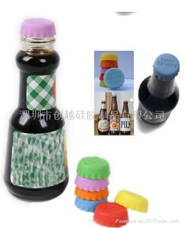FDA LFGB silicone beer bottle stopper 3