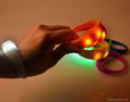 sound sensor LED wristband silicone bracelet 5