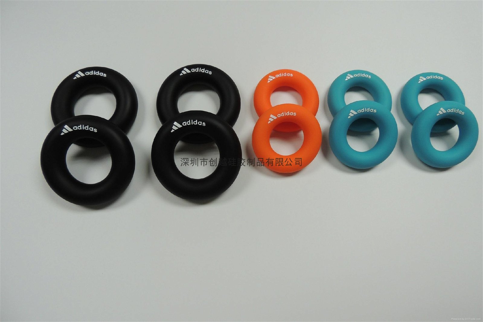 silicone rubber exercise hand grip ring 3