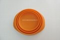 outdoor and home use camping collapsible silicone pet bowl