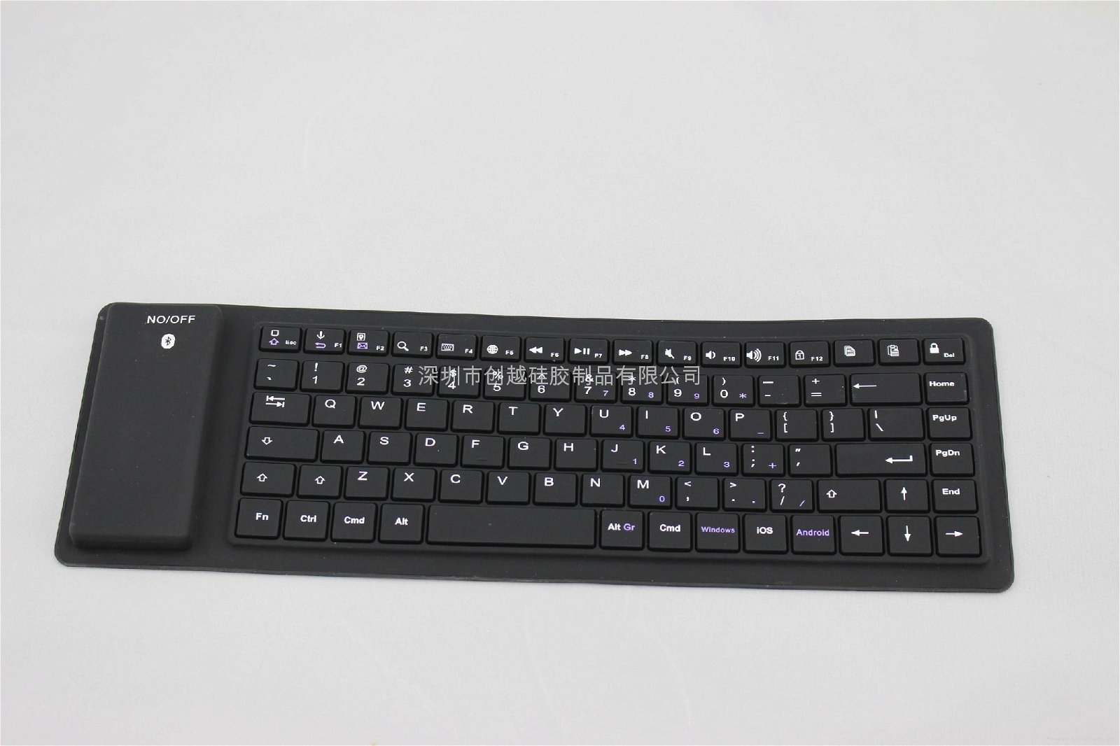 筆記本藍牙軟鍵盤 防水折疊便攜式鍵盤廠家直銷