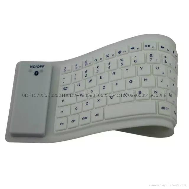 笔记本蓝牙软键盘 防水折叠便携式键盘厂家直销 5