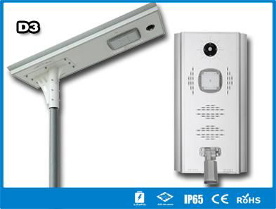 Hitechled D3 Series all-in-one solar street light lampara solar todo en uno