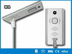 Hitechled D3 Series all-in-one solar street light lampara solar todo en uno