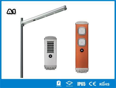 Hitechled A1 series all-in-one solar street light Lampadaire Solaire Tout en Un