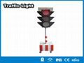 Hitechled  solar LED traffic light semaforos LED solares, lamparas de trafico 1