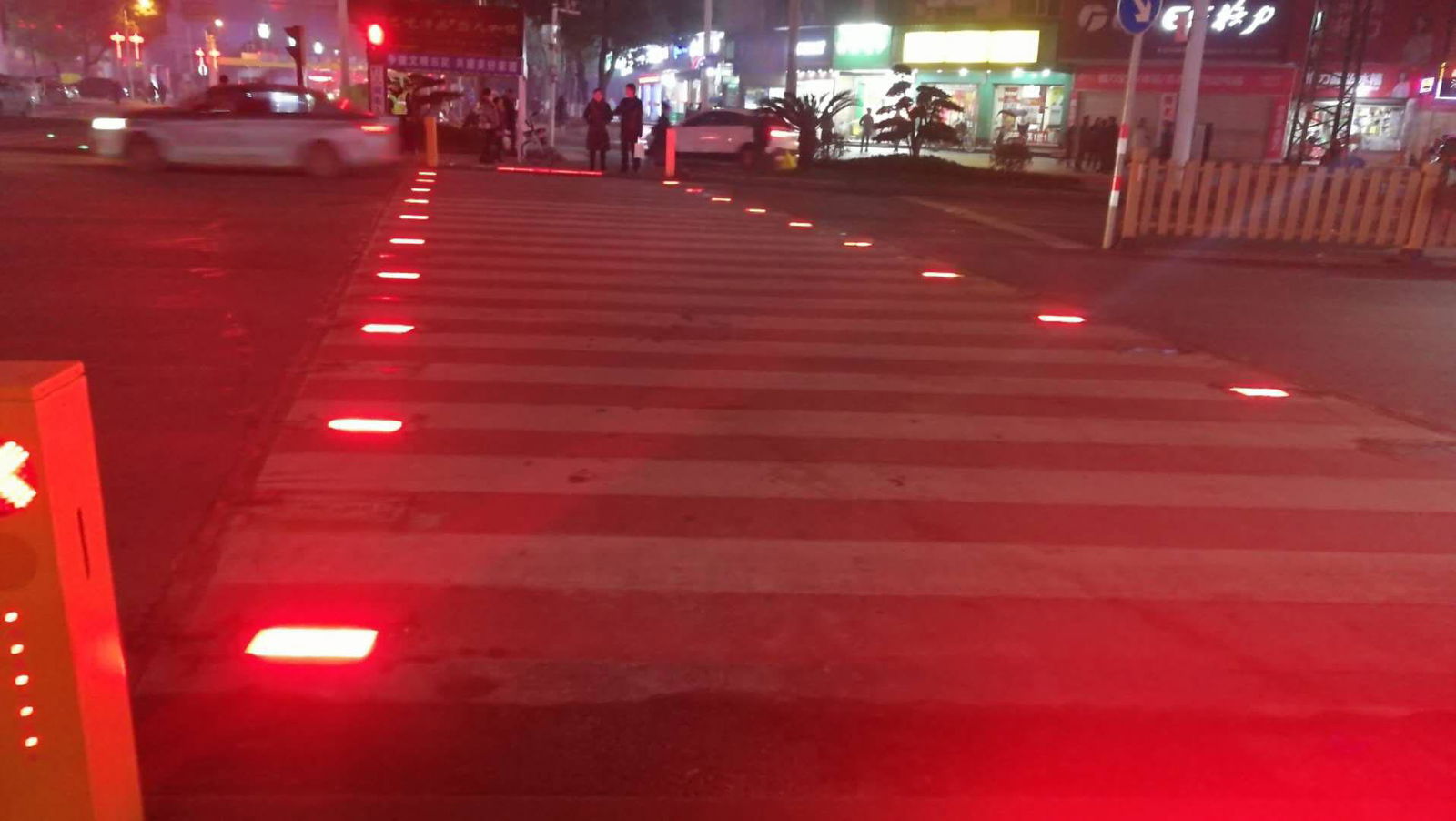 LED Underground Warning Lamp For Zebra Crossing Pedestrian