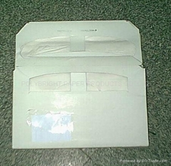 1/2 folding disposable toilet seat paper