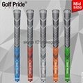 Original quality 2015 Newest Golf Pride MCC Plus4 Midel size golf grip 5 colors 