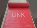 Fine ribbed matting and round stud rubber mat
