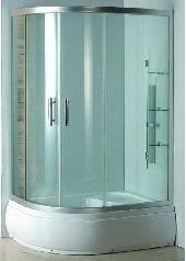 High Quality Stainless Steel Round Free Standing Glass Shower Enclosure
