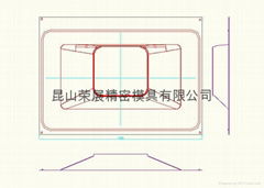 大吸力油烟机模具