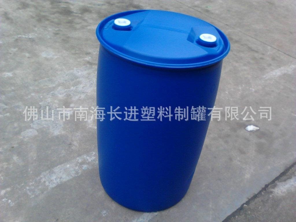 200L blue plastic chemical barrel 4