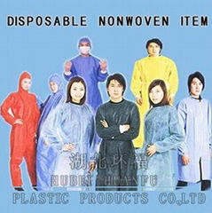 Disposable Nonwoven isolation gown