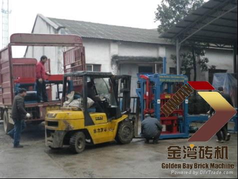 efficient hydraulic color paver block machine QTY3-18