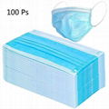 Blue Earloop Pleated 3 Ply Medical Procedure Disposable  Mask