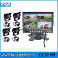 7 Inch High Resolution Colour Rear View Monitor And Four CCD Reversing Cameras 1