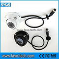 CCD Sensors Black dome style caravan camera for surface mounting with 120 degree 1