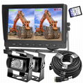 9"AHD Two Split View Car Monitor with