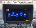 DC12V&24V 7 Inch AHD Quad DVR BSD Monitor 3