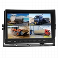 DC12/36V 10.1 INCH AHD QUAD DVR BSD MONITOR