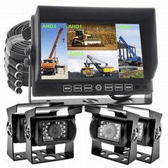 DC12V/24V 7" AHD 1080P QUAD VIEW LCD COLOR SYSTEM