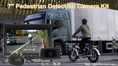 DC12-36V 7″ Pedestrian Detection Camera Kit