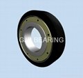 Traction Motor Bearing with Insulating Coating On Outer Race