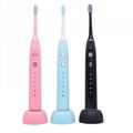 Sonic Electric Toothbrush with Smart Timer Accepted Rechargeable 5 Modes 1
