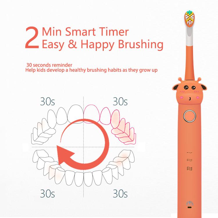 Tooth Protection Sonic Electric Toothbrush with Automatic Reminder Function for  3