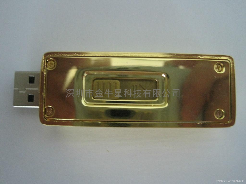 金屬8GBU盤定製做工廠深圳優盤廠家 3