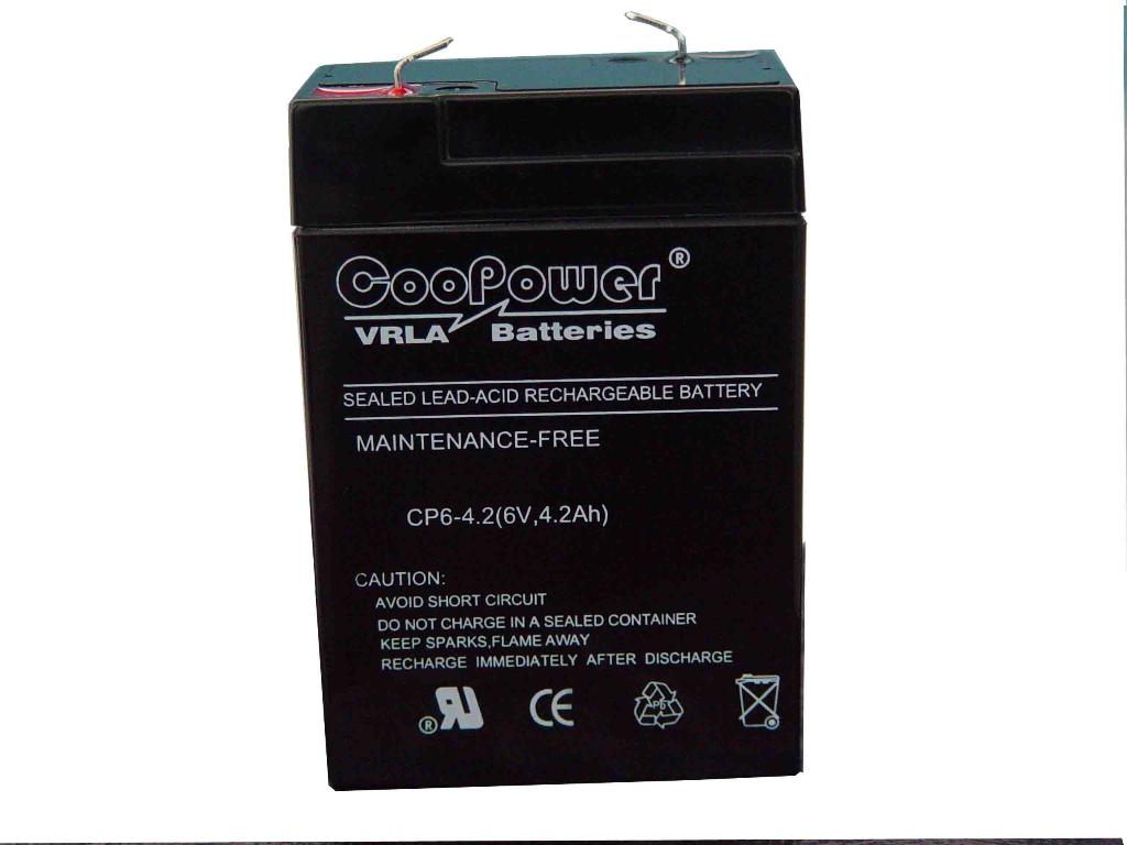 6V 4Ah battery