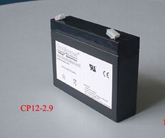 12V 2.9Ah battery