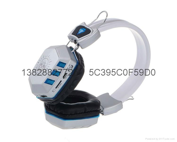 CH-10 LED Wireless Portable Bluetooth Headset TF/SD Card With MIC handsfree Musi
